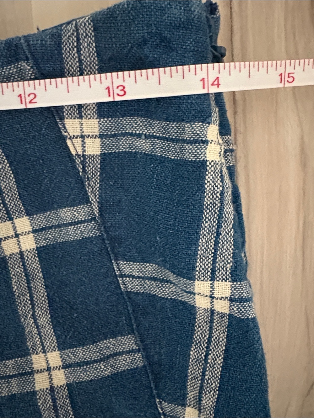VTG Lauren Ralph Lauren Blue Patchwork Plaid Midi Skirt - Picture 13 of 15